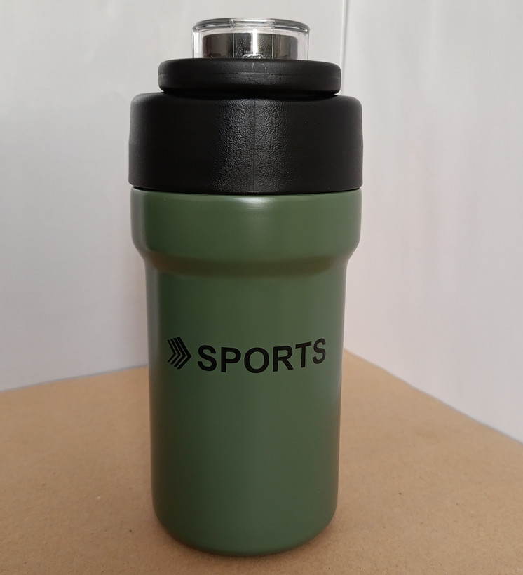 تراول ماگ اسپورت SPORTS در دو سایز ۵۰۰ و ۶۸۰ میل | استیل دوجداره با درب دوحالته | ارسال سریع و مطمئن - SPORTS - تراول ماگ
