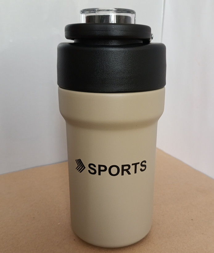 تراول ماگ اسپورت SPORTS در دو سایز ۵۰۰ و ۶۸۰ میل | استیل دوجداره با درب دوحالته | ارسال سریع و مطمئن - SPORTS - تراول ماگ