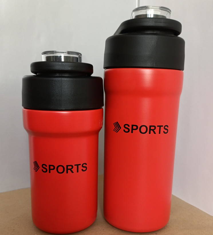 تراول ماگ اسپورت SPORTS در دو سایز ۵۰۰ و ۶۸۰ میل | استیل دوجداره با درب دوحالته | ارسال سریع و مطمئن - SPORTS - تراول ماگ