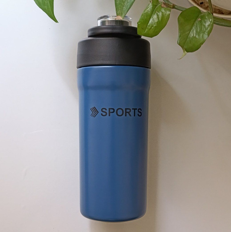 تراول ماگ اسپورت SPORTS در دو سایز ۵۰۰ و ۶۸۰ میل | استیل دوجداره با درب دوحالته | ارسال سریع و مطمئن - SPORTS - تراول ماگ