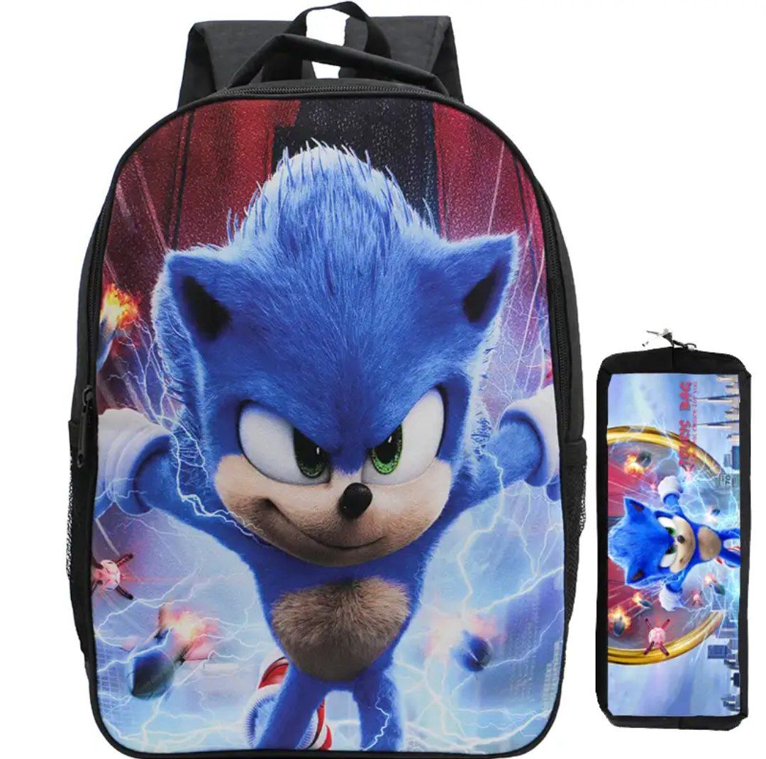 کوله پشتی توریث سونیک خارپشت TOURIS - sonic با رویه مخمل ضد آب و بندهای قابل تنظیم همراه با جامدادی