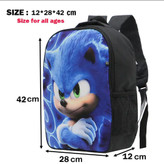 کوله پشتی توریث سونیک خارپشت TOURIS - sonic با رویه مخمل ضد آب و بندهای قابل تنظیم همراه با جامدادی