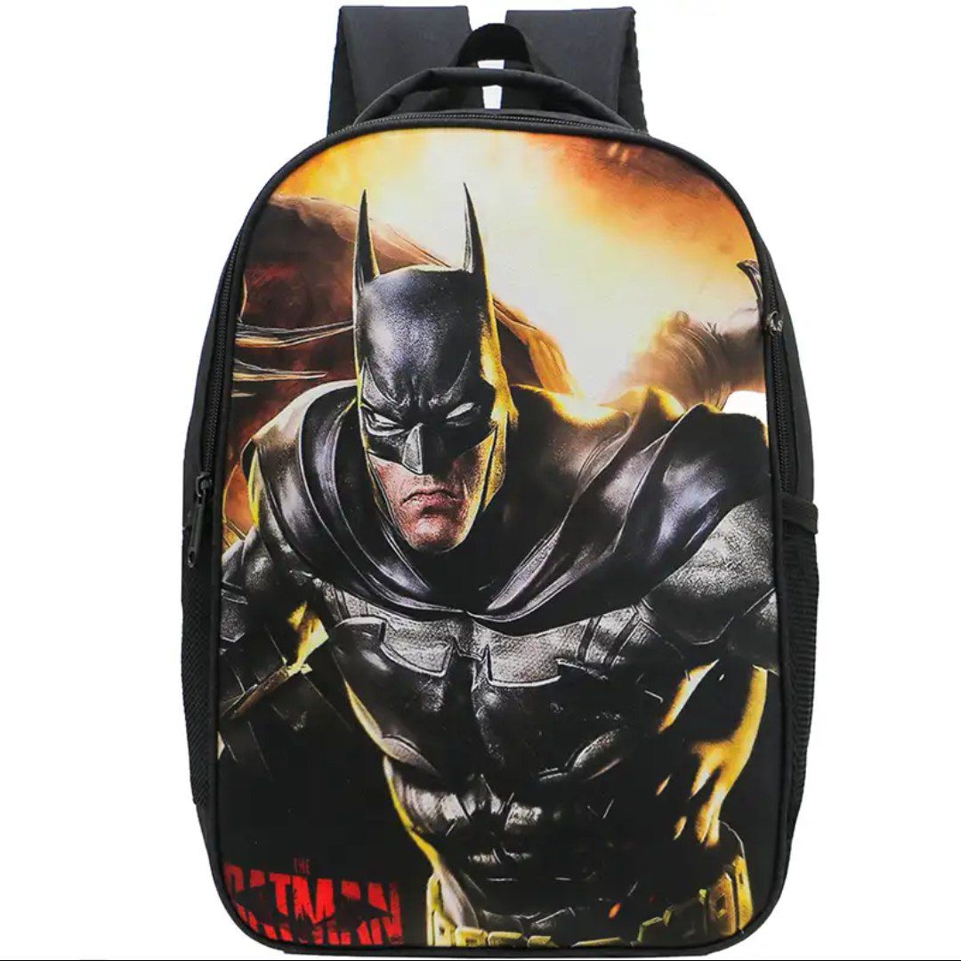 کوله پشتی جامدادی دار batman بتمن توریث TOURIS با رویه مخمل ضد آب و بندهای قابل تنظیم