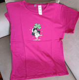 تیشرت دخترانه نخ پنبه درجه یک طرحدار | فری سایز ۳۶ تا ۴۴